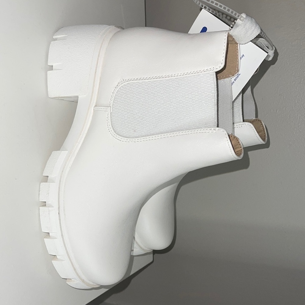 White Ankle Boots